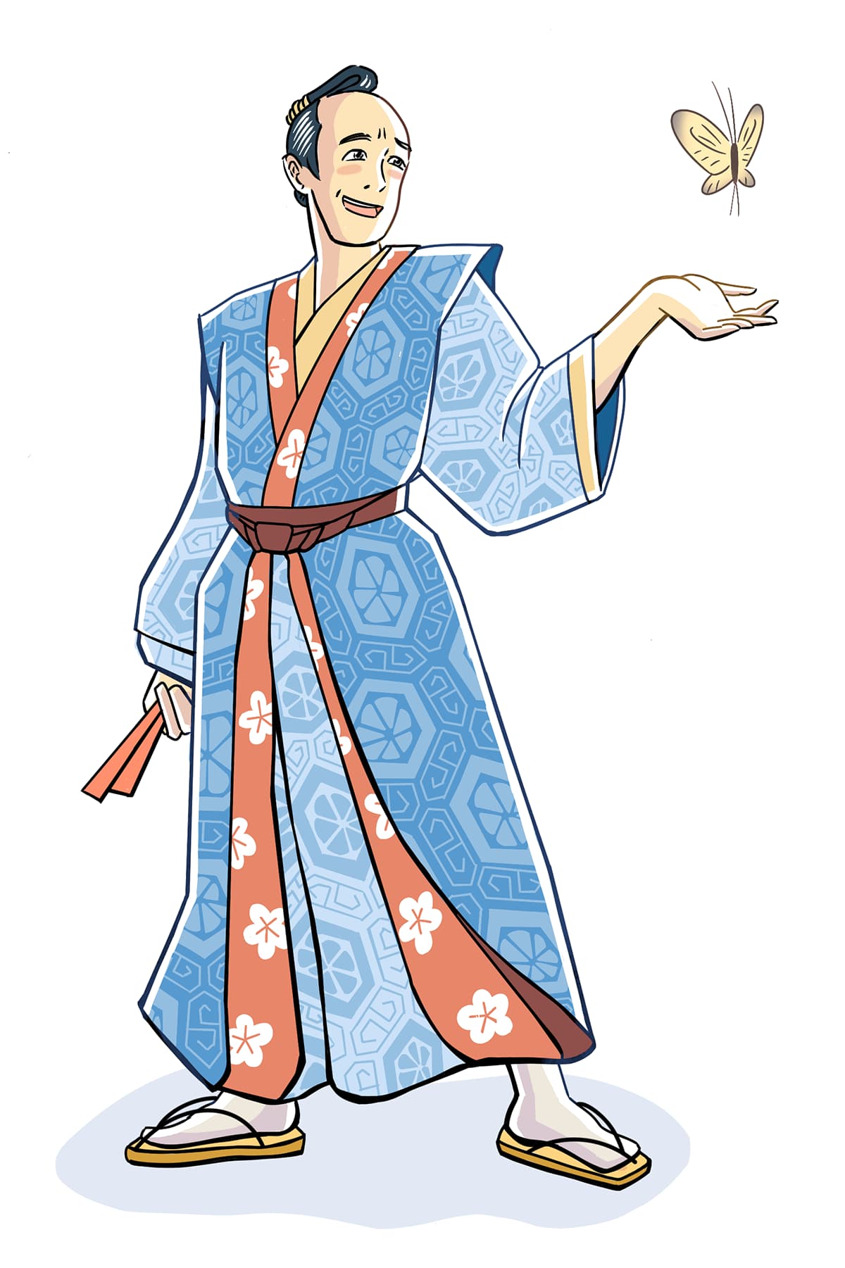 Butterfly guy full body pose